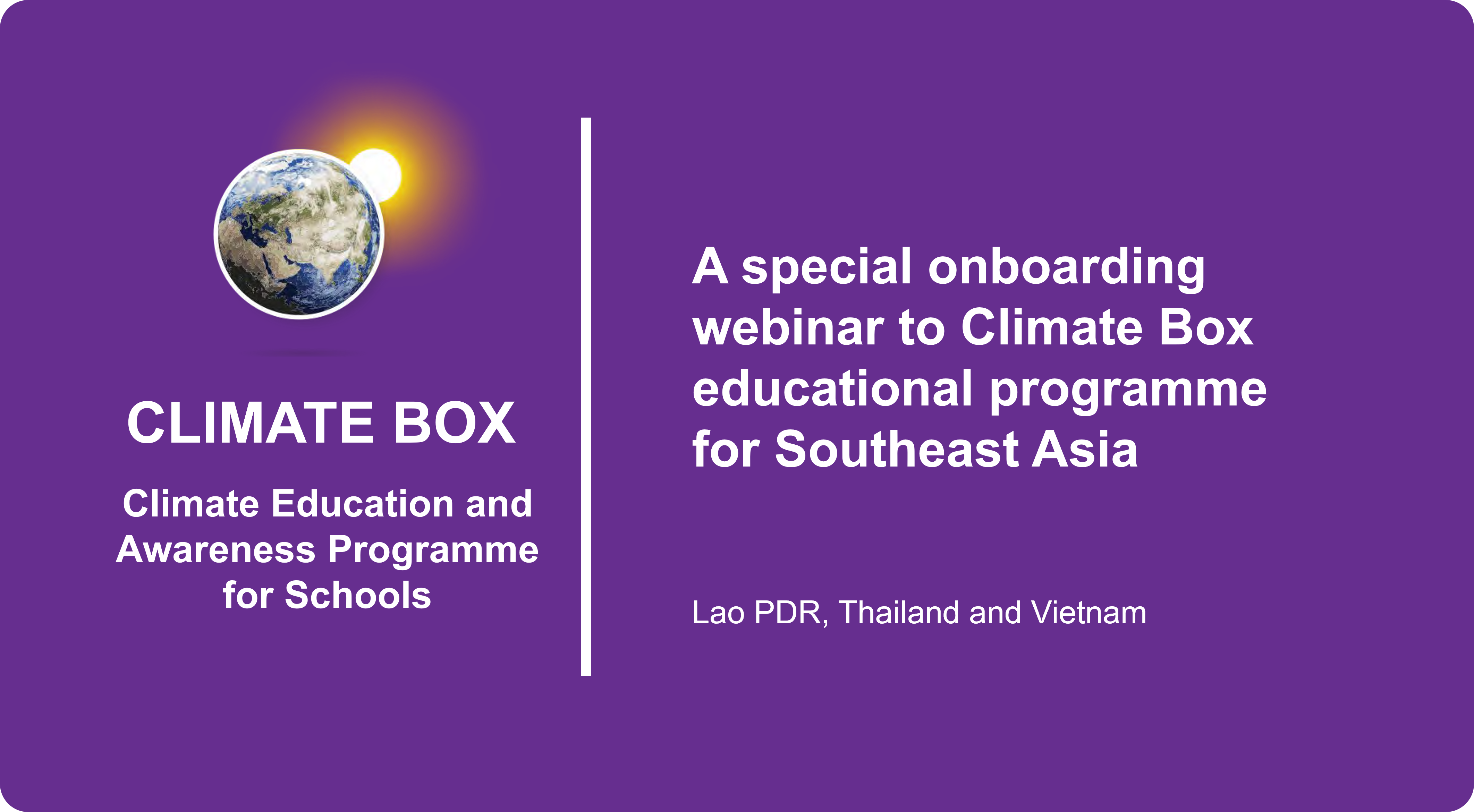 Climate Box expands its outreach to Southeast Asia