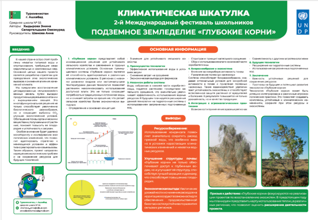 Underground Agriculture “Deep Roots”